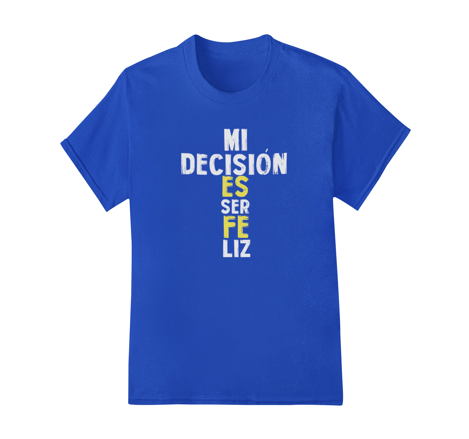 Camiseta básica Mi decisión es ser Feliz - Image 2
