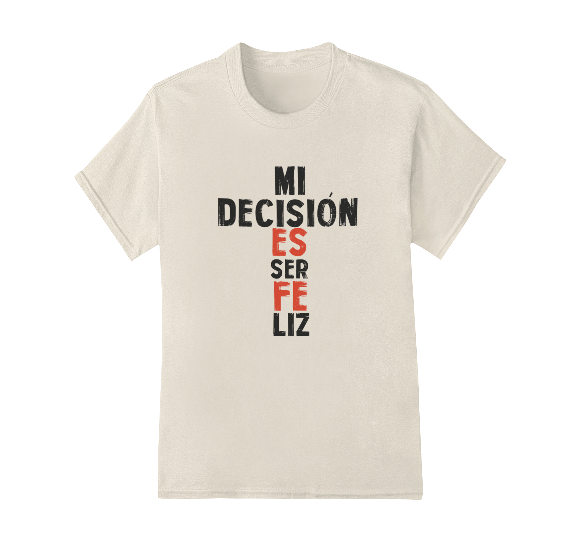 Camiseta básica Mi decisión es ser Feliz - Image 7