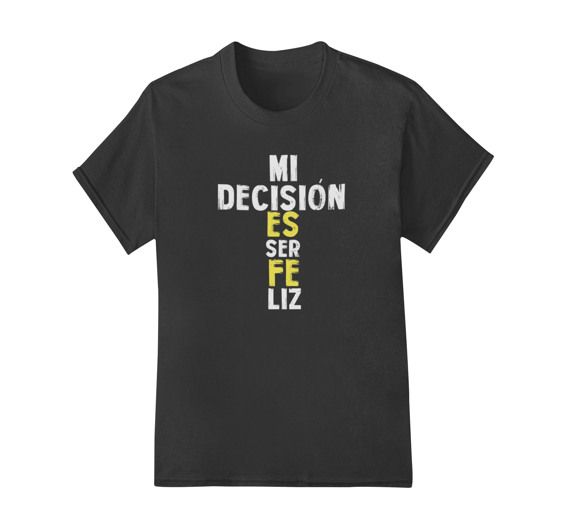 Camiseta básica Mi decisión es ser Feliz - Image 5