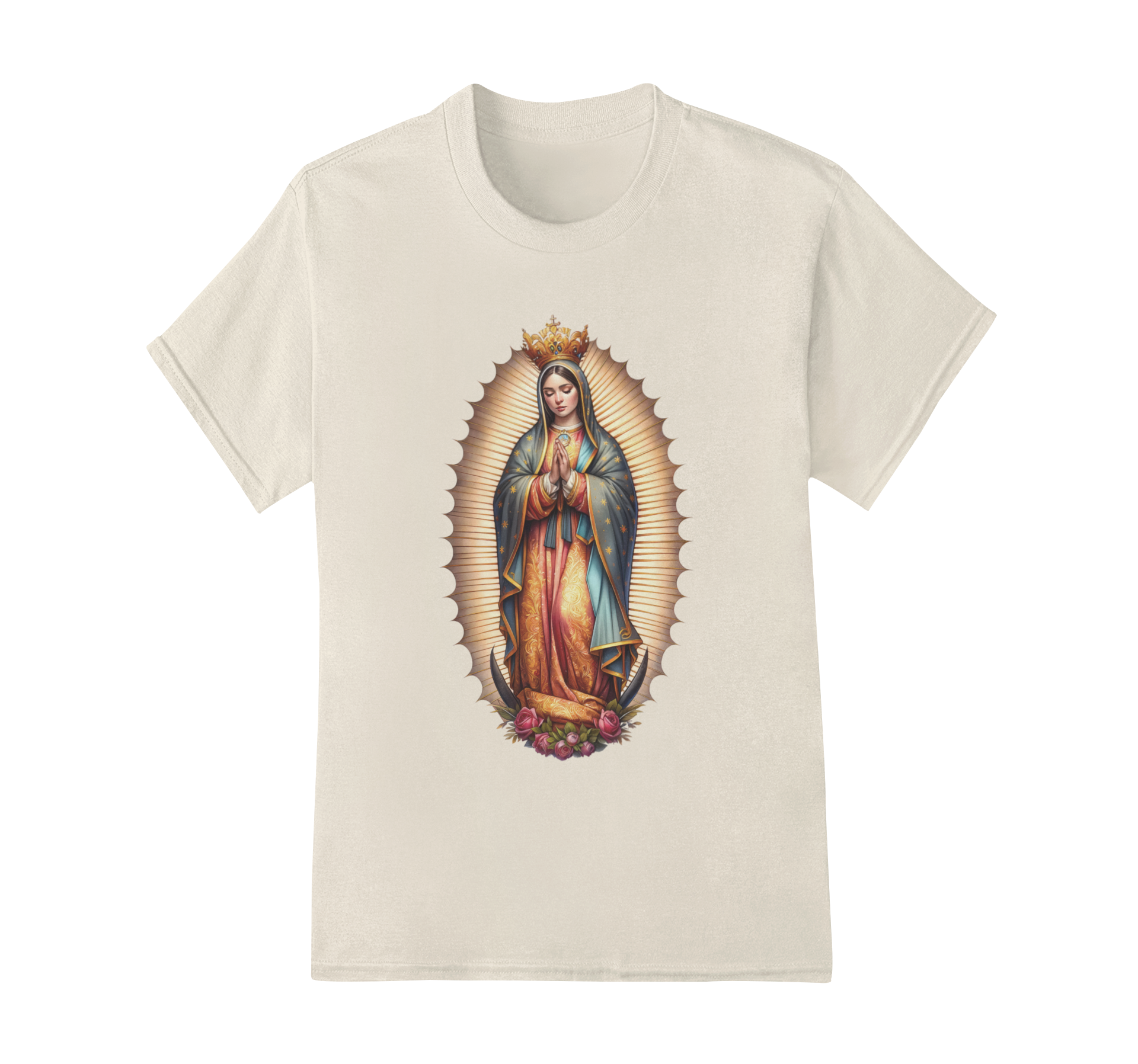 Camiseta básica Virgen de Guadalupe adultos - Image 3